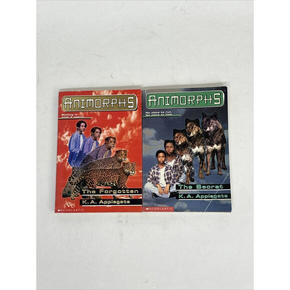 Lot Of 2 Animorphs Books First Edition 1997 The Secret Forgotten - Picture 1 of 7